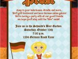 German Birthday Invitation Cards Personalized German Oktoberfest Invitation Many Designs