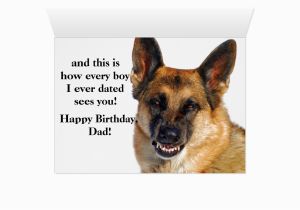 German Shepherd Birthday Cards German Shepherd Birthday Card for Dad Zazzle Com