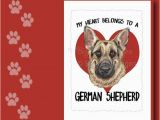 German Shepherd Birthday Cards German Shepherd Card German Shepherd Greeting Card German