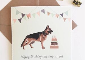 German Shepherd Birthday Cards German Shepherd Happy Birthday Card by Sirocco Design