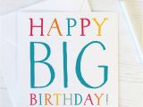 Giant 40th Birthday Card Happy Big Birthday 40th 50th 60th 70th 80th Funny Card by