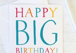 Giant 40th Birthday Card Happy Big Birthday 40th 50th 60th 70th 80th Funny Card by