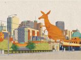 Giant Birthday Cards Party City Kangaroozilla Card Giant Kangaroo Godzilla In the City