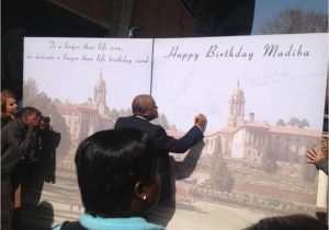 Giant Birthday Cards Party City Man City Fans Get Chance to Sign Nelson Mandela 39 S Giant