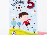 Giant Birthday Cards Uk Giant 5th Birthday Card Football Fun Only 99p