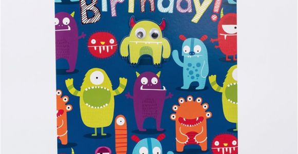 Giant Birthday Cards Uk Giant Birthday Card Monsters Only 99p