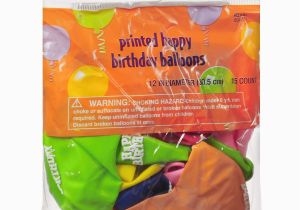 Giant Birthday Cards Walgreens Creative Converting Printed Happy Birthday Balloons