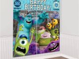 Giant Birthday Cards Walmart Monsters University Scene Setter Happy Birthday Party Wall