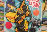 Giant Birthday Cards Walmart Transformers Birthday Card with Evergreen Designs Found at