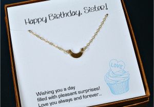 Gift for A Sister On Her Birthday Sister Birthday Gift Sister Necklace Sister Gift Ideas