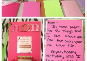 Gift for My Mom On Her Birthday Homemade Birthday Present Ideas for Mom Easy Craft Ideas