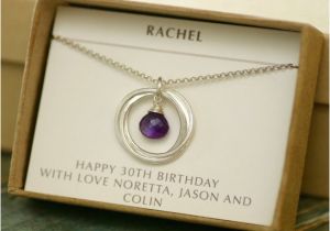 Gifts for A 30th Birthday for Her 30th Birthday Gift for Her Amethyst Necklace for Daughter 3