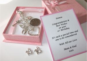 Gifts for An 18th Birthday Girl 18th 21st 16th Silver Personalised Girls Birthday Gift
