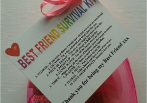 Gifts for Best Friend On Her Birthday Best Friend Survival Kit Birthday Keepsake Gift Present