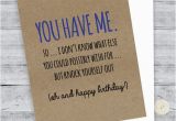 Gifts for Boyfriends 19th Birthday Birthday Card Boyfriend Card Funny Girlfriend by