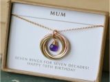 Gifts for Her 70th Birthday 70th Birthday Gift for Mum February Birthday Gift for Her