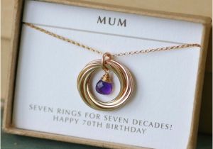 Gifts for Her 70th Birthday 70th Birthday Gift for Mum February Birthday Gift for Her