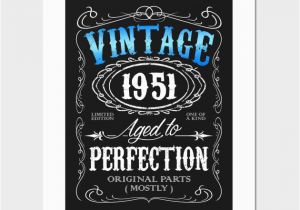 Gifts for Male 65th Birthday Vintage 1951 Aged to Perfection 65th Birthday Gift for Men