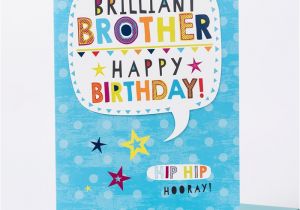 Gigantic Birthday Cards Giant Birthday Card Brilliant Brother Only 99p