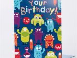 Gigantic Birthday Cards Giant Birthday Card Monsters Only 99p