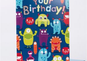 Gigantic Birthday Cards Giant Birthday Card Monsters Only 99p