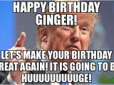 Ginger Birthday Meme Happy Birthday Ginger Let 39 S Make Your Birthday Great