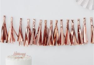 Ginger Ray Rose Gold Happy Birthday Banner Inspiration for A Stunning Rose Gold Party Party