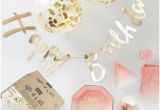 Ginger Ray Rose Gold Happy Birthday Banner Pick Mix Party Supplies Delights Direct
