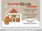 Gingerbread House Birthday Invitations 15 Best Images About Party Ideas Gingerbread Birthday On
