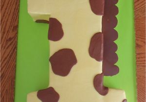 Giraffe Birthday Decorations Cake Believe First Birthday Giraffe