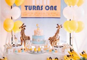 Giraffe Birthday Decorations Kara 39 S Party Ideas Little Giraffe Birthday Party Kara 39 S