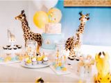 Giraffe Birthday Decorations Kara 39 S Party Ideas Little Giraffe Birthday Party Kara 39 S