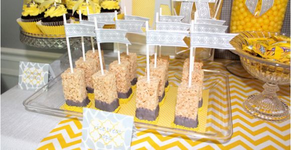 Giraffe Birthday Decorations Sweet Yellow Grey Giraffe Birthday Party Pizzazzerie