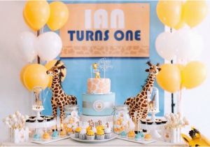 Giraffe Birthday Party Decorations Kara 39 S Party Ideas Little Giraffe Birthday Party Kara 39 S