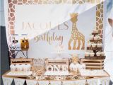 Giraffe Birthday Party Decorations Kara 39 S Party Ideas sophie the Giraffe 1st Birthday Party