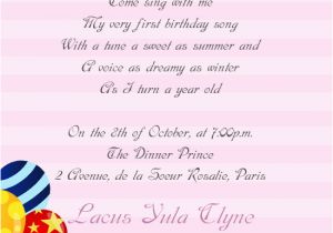 Girl Birthday Invitation Message Baby Boy 1st Birthday Invitation Wording Wedding