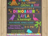 Girl Dinosaur Birthday Invitations Girl Dinosaur Invitation Girl Dinosaur Birthday Invitation