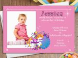 Girl First Birthday Invitations Photo 10 Personalised Girls First 1st Birthday Party Photo