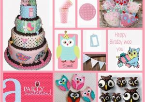 Girl Owl Birthday Decorations Cute for A Little Girls Birthday