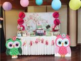 Girl Owl Birthday Decorations Owl Birthday Quot Aria Gabrielle 39 S Owl Party Quot Catch My Party