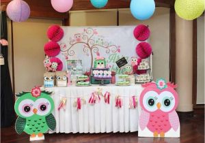 Girl Owl Birthday Decorations Owl Birthday Quot Aria Gabrielle 39 S Owl Party Quot Catch My Party