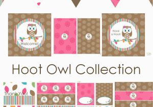 Girl Owl Birthday Decorations Printable Baby Shower Decorations Best Baby Decoration