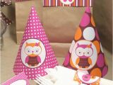 Girl Owl Birthday Party Decorations Owl Girl Birthday Party Printable Decorations by