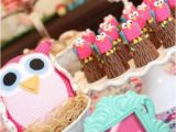 Girl Owl Birthday Party Decorations Woodland Owl Bug Flower Garden Girl Birthday Party