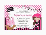 Girl Pirate Birthday Invitations Girl Pirate Invitation Printable orderecigsjuice Info