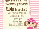 Girl Pirate Birthday Invitations Nslittleshop Party Decorations and More Fairy and Pirate