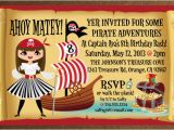 Girl Pirate Birthday Invitations Pirate Girl Birthday Invitation Di 247 Harrison