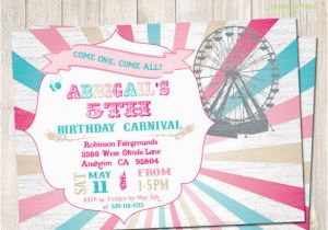 Girly Birthday Invitation Templates 26 Carnival Birthday Invitations Free Psd Vector Eps