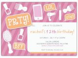 Girly Birthday Invitation Templates Girly Party Tween Birthday Party Invitations Paperstyle