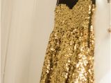 Glitter Birthday Dresses Dress Glitter Gold Sequins Mesh Fancy Sparkle